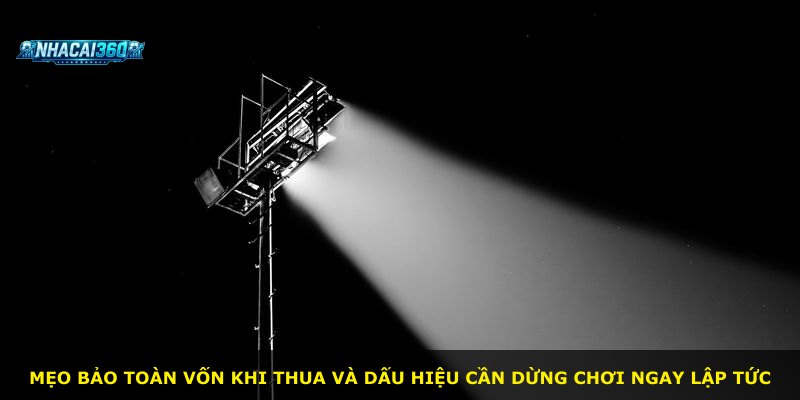 Mẹo bảo toàn vốn khi thua và dấu hiệu cần dừng chơi ngay lập tức