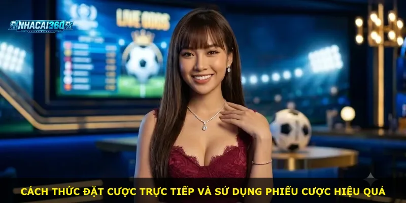 Cách thức đặt cược trực tiếp và sử dụng phiếu cược hiệu quả