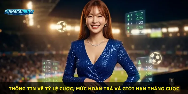Thông tin về tỷ lệ cược, mức hoàn trả và giới hạn thắng cược